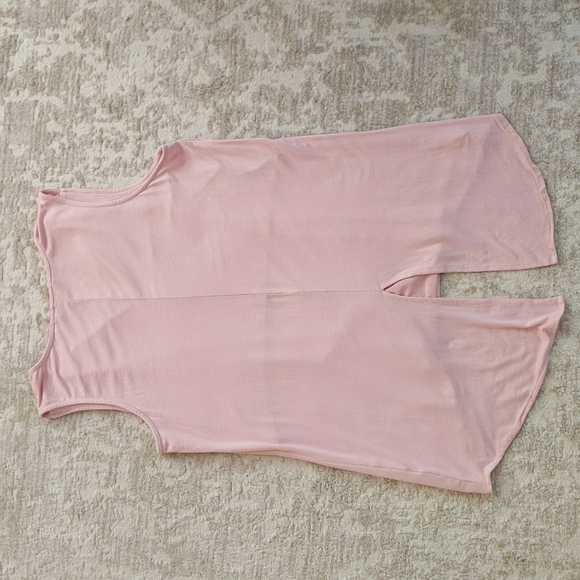 Chadwick's of Boston High Low Pleated Top S Dusty Rose - Picture 11 of 16